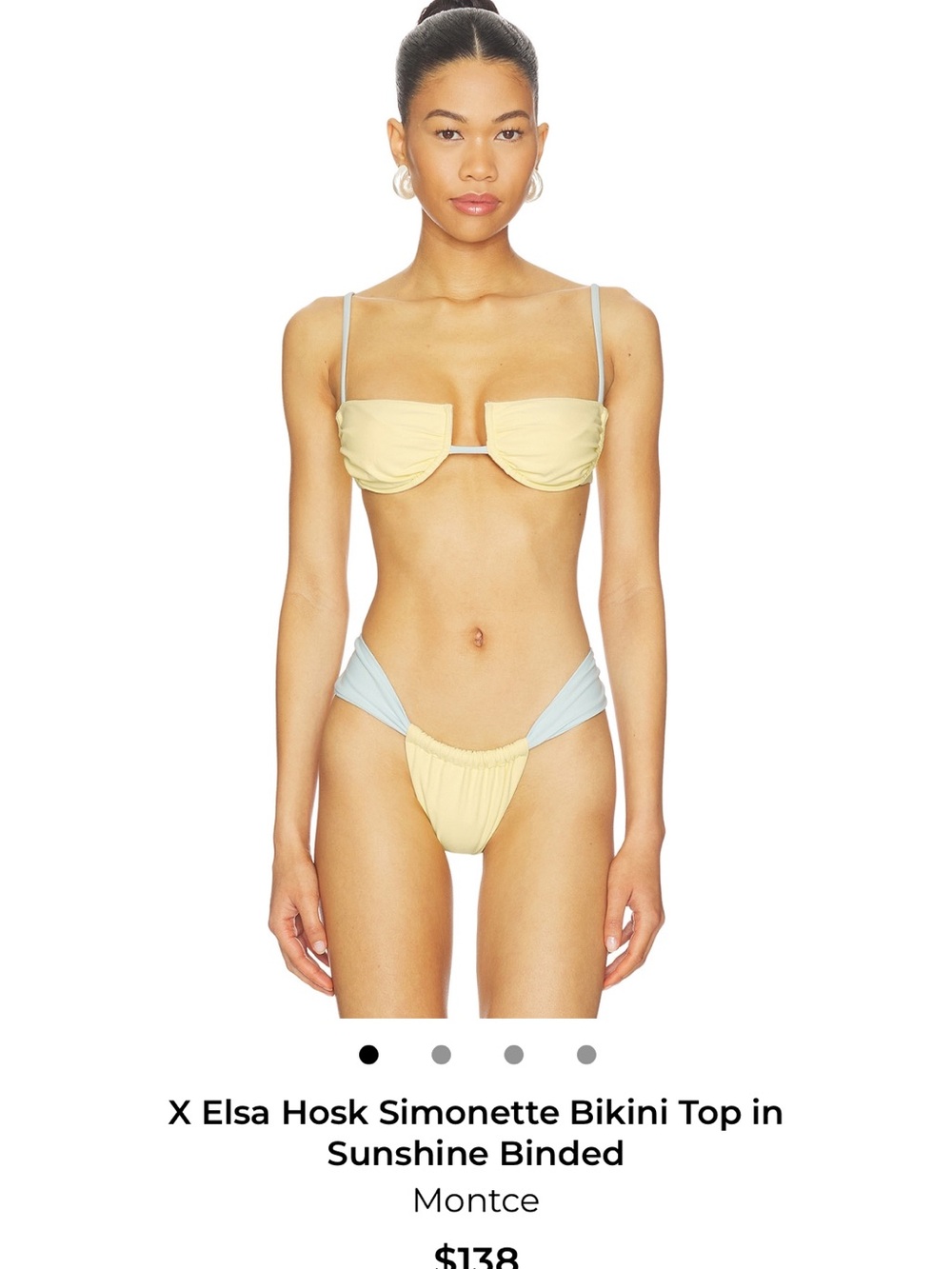 Montce x Elsa hosk simonette bikini